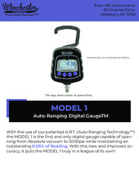 Thumbnail of document Data Sheet - Model 1 Auto Ranging Digital Gauge™